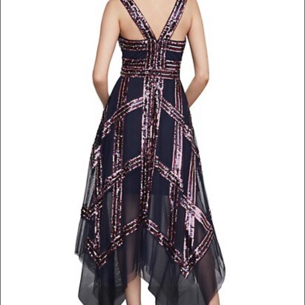 BCBGMAXAZRIA
Sequined Tulle Dress